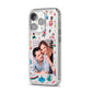 Nutcracker Personalised Photo iPhone 14 Pro Clear Tough Case Silver Angled Image