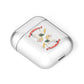 Nutcracker Rocking Horse AirPods Case Laid Flat