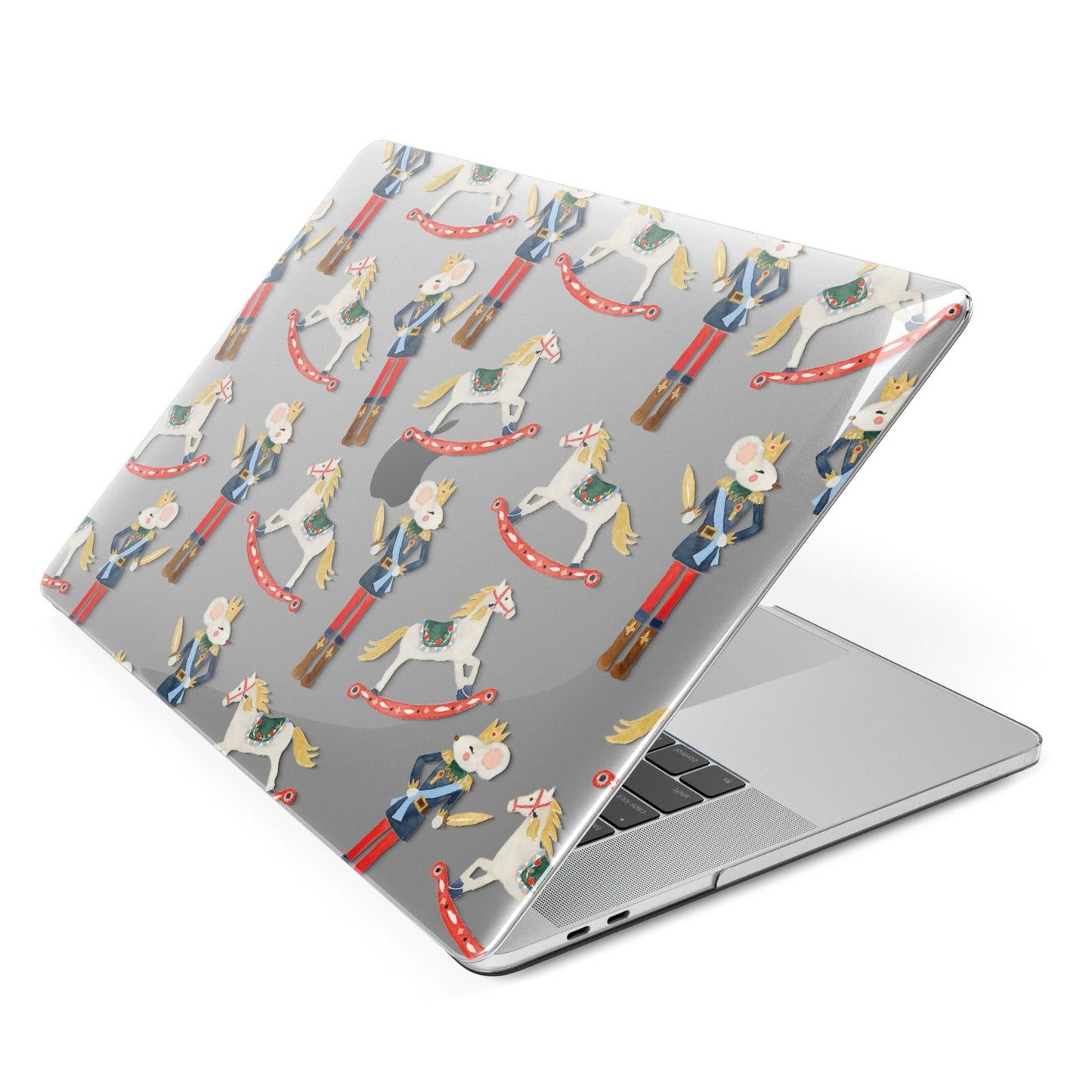 Nutcracker Rocking Horse Apple MacBook Case Side View