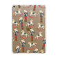 Nutcracker Rocking Horse Apple iPad Gold Case