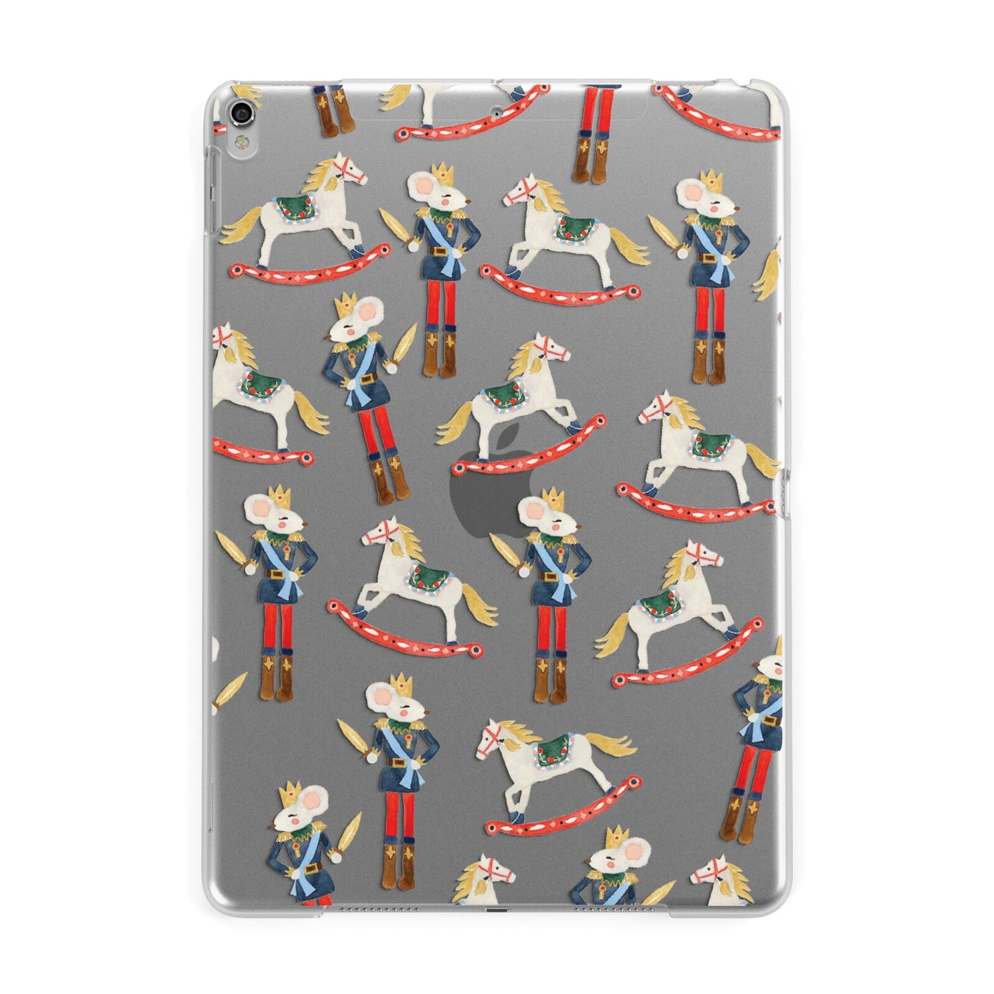 Nutcracker Rocking Horse Apple iPad Silver Case
