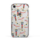 Nutcracker Rocking Horse Apple iPhone XR Impact Case Black Edge on Silver Phone