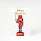 Nutcracker Toy with Name A5 Greetings Card