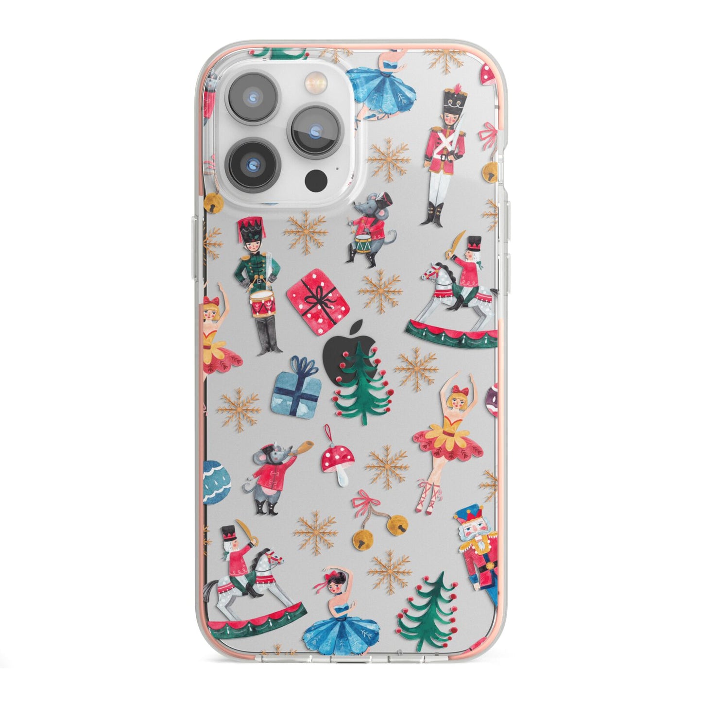 Nutcracker iPhone 13 Pro Max TPU Impact Case with Pink Edges