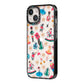 Nutcracker iPhone 14 Black Impact Case Side Angle on Silver phone