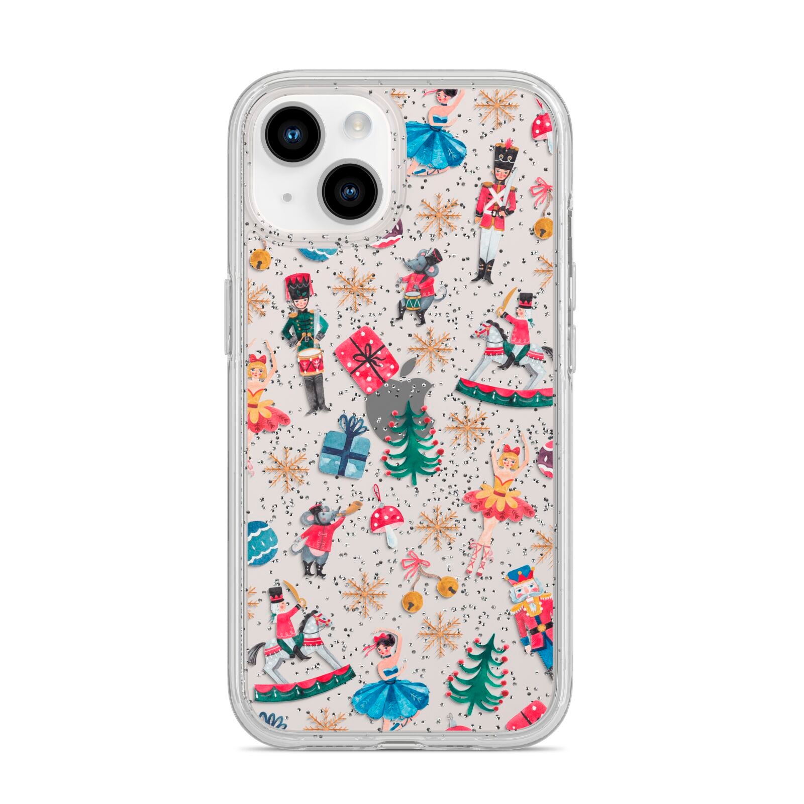 Nutcracker iPhone 14 Glitter Tough Case Starlight