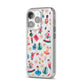 Nutcracker iPhone 14 Pro Clear Tough Case Silver Angled Image