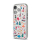 Nutcracker iPhone 14 Pro Glitter Tough Case Silver Angled Image