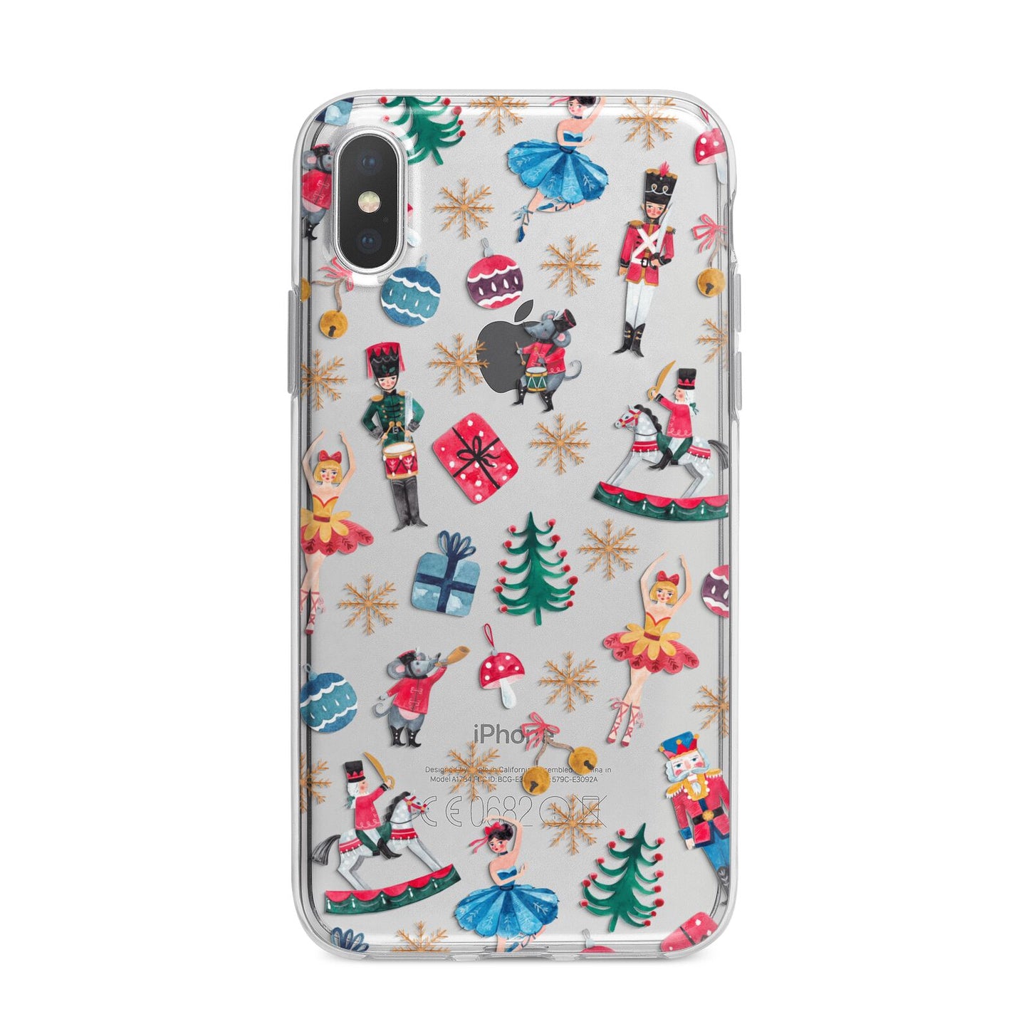 Nutcracker iPhone X Bumper Case on Silver iPhone Alternative Image 1