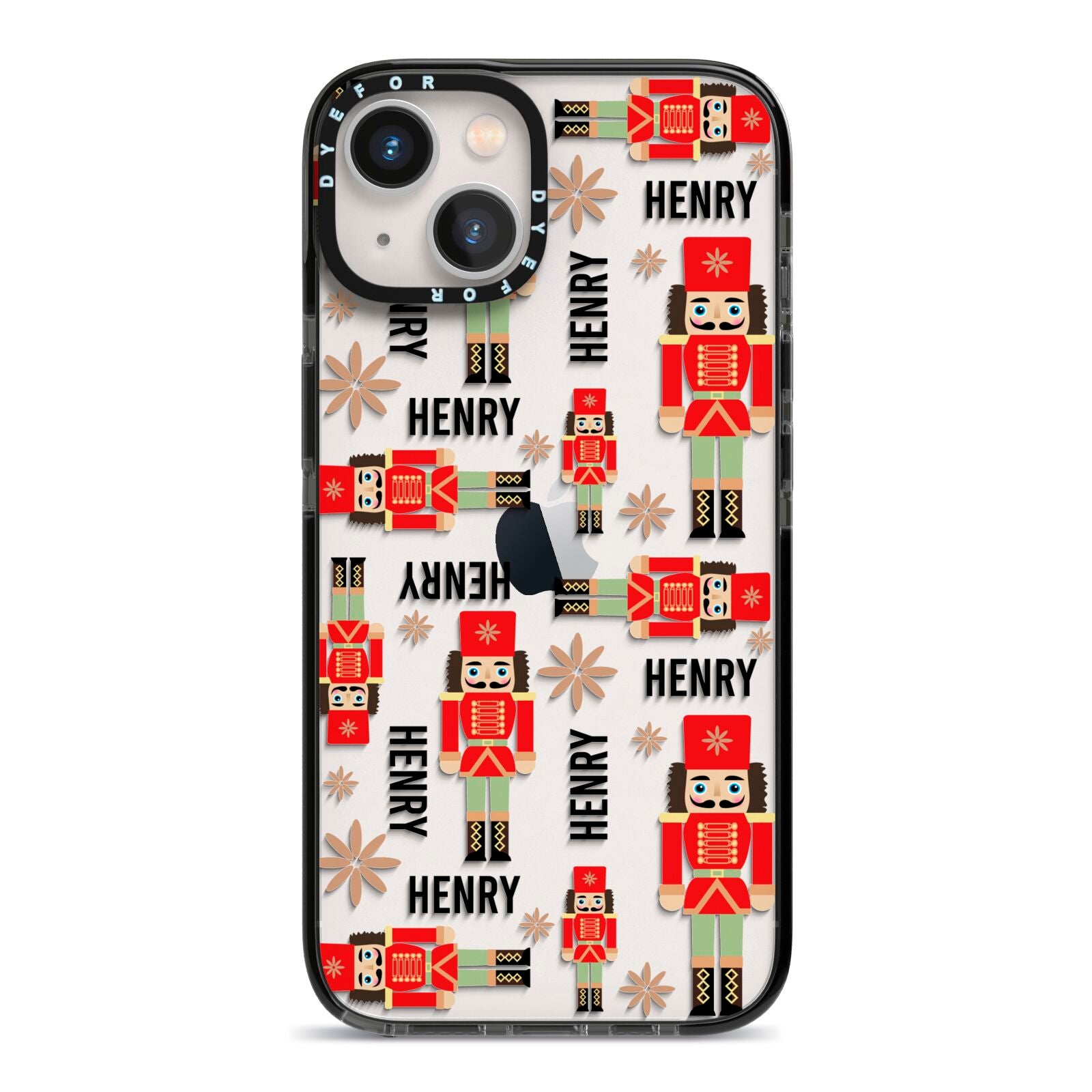 Nutcracker with Name iPhone 13 Black Impact Case on Silver phone