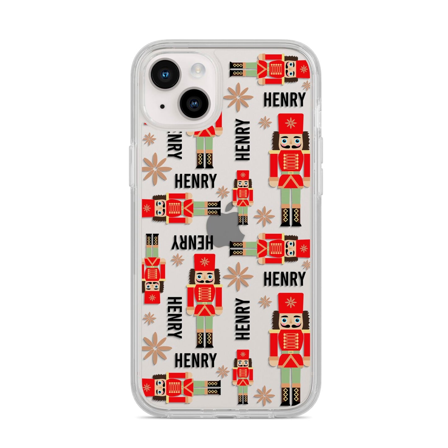 Nutcracker with Name iPhone 14 Plus Clear Tough Case Starlight