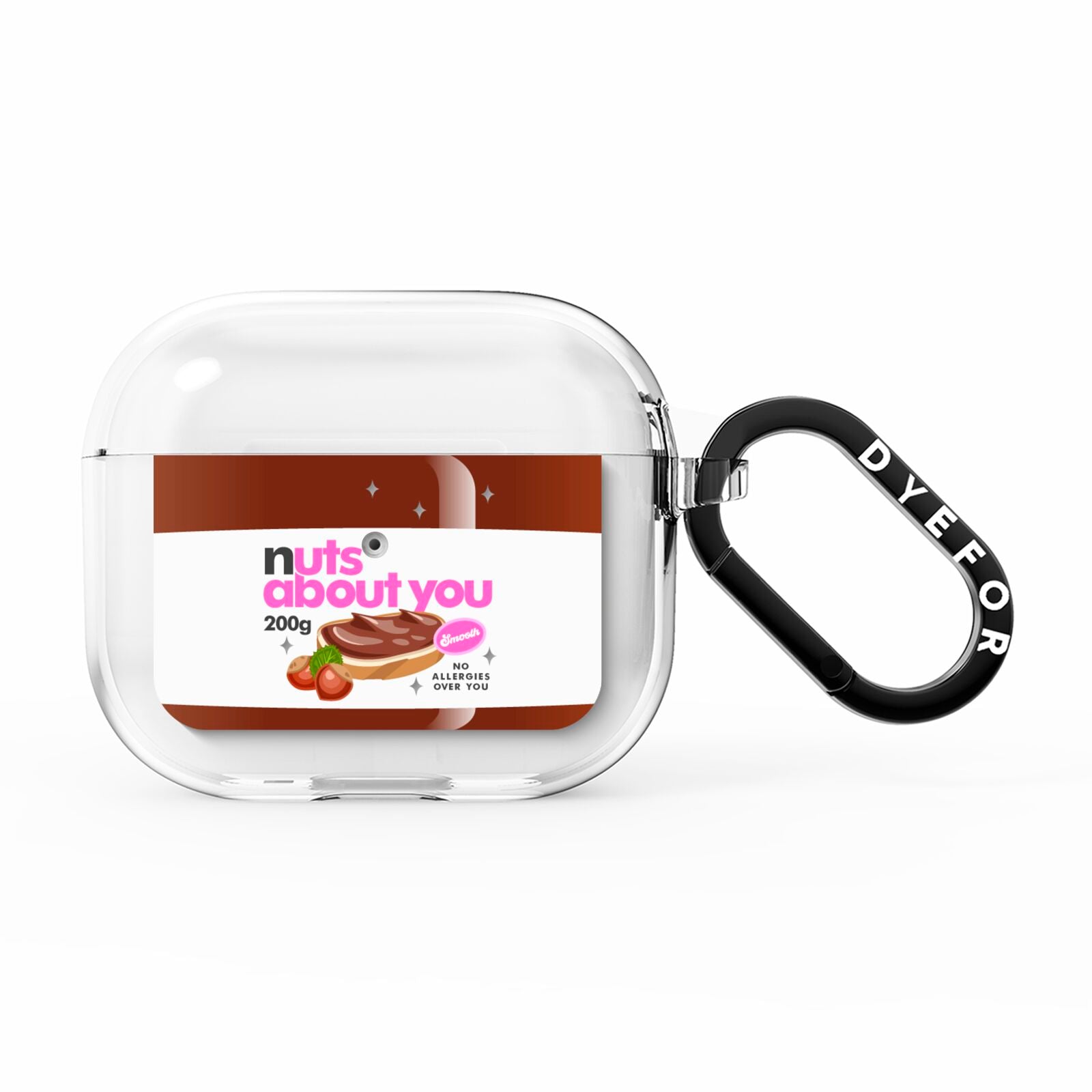Nuts About You AirPods Clear Case 3rd Gen