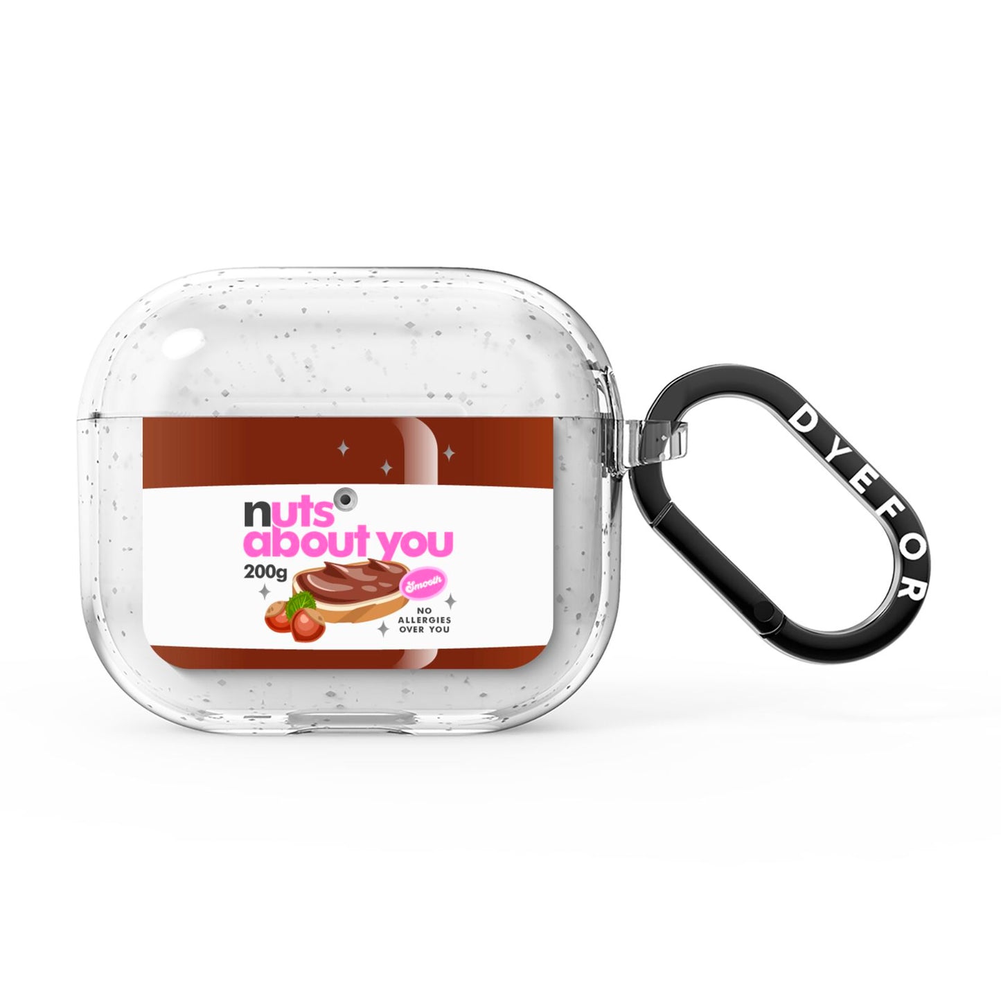 Nuts About You AirPods Glitter Case 3rd Gen