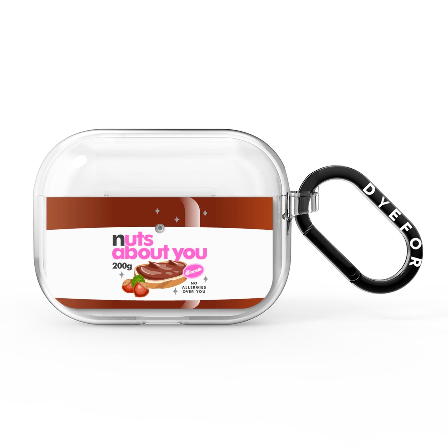 Nuts About You AirPods Pro Clear Case