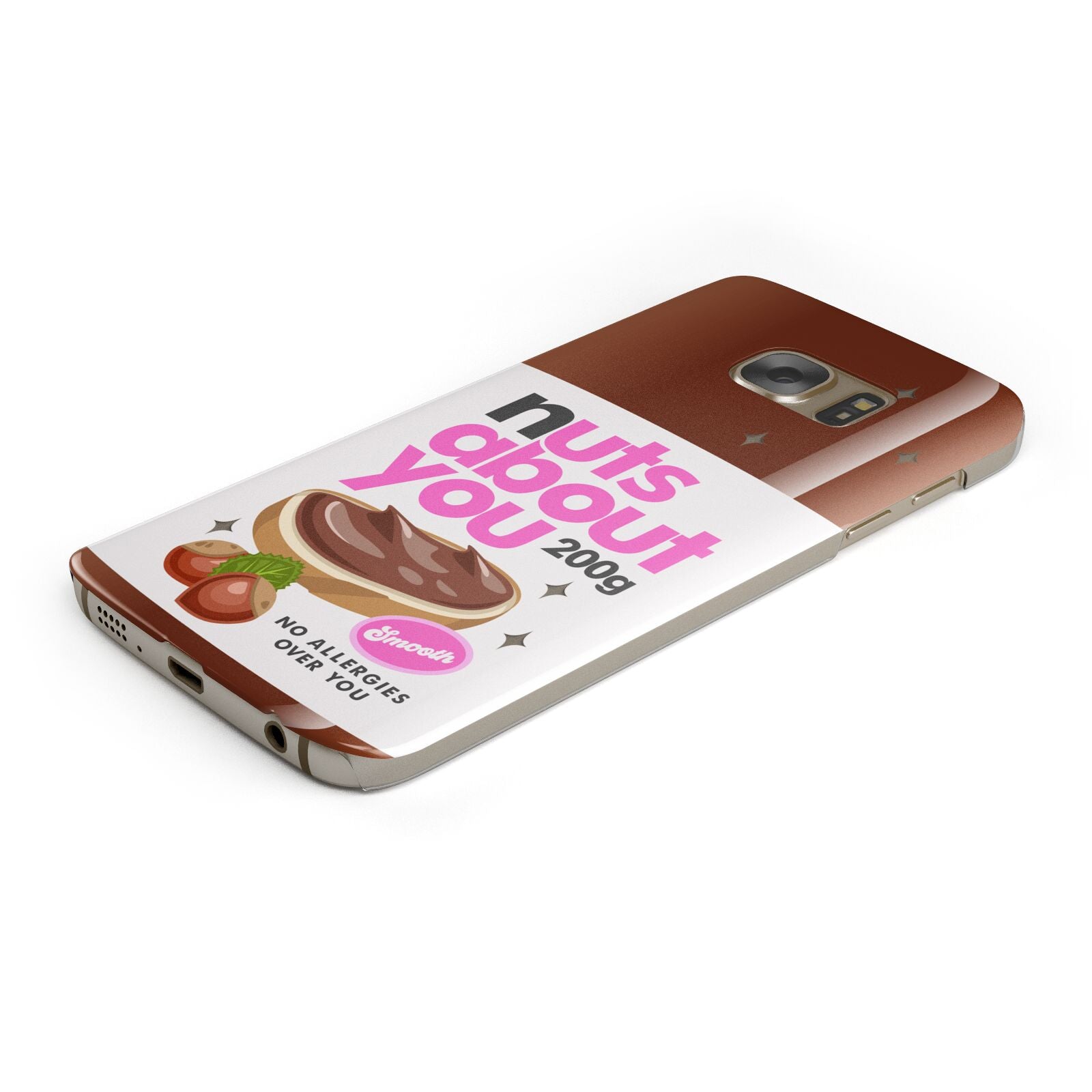 Nuts About You Samsung Galaxy Case Bottom Cutout