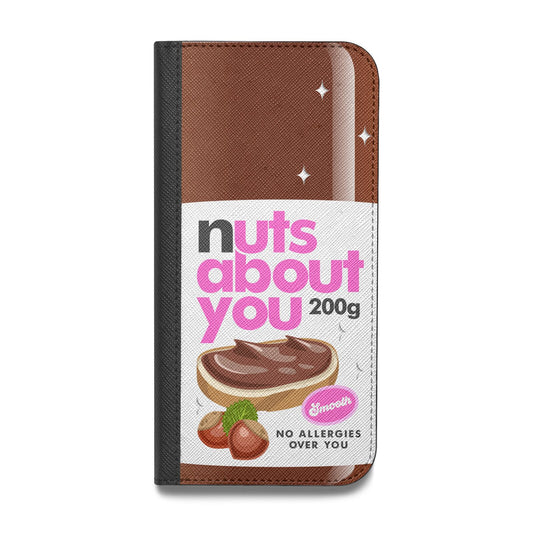 Nuts About You Vegan Leather Flip iPhone Case