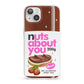 Nuts About You iPhone 13 Clear Bumper Case