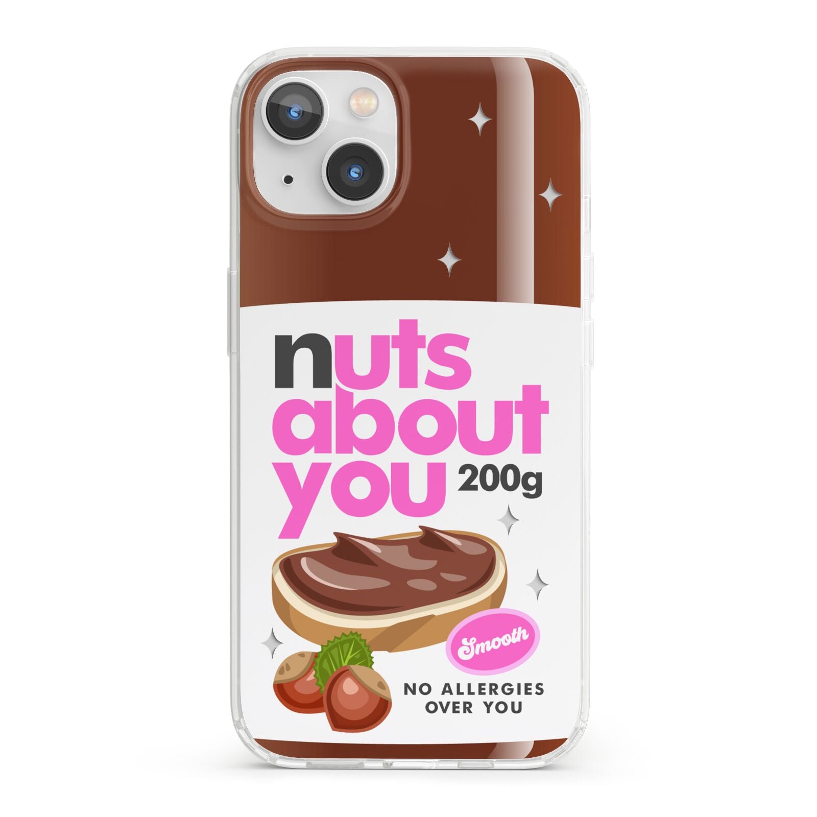 Nuts About You iPhone 13 Clear Bumper Case