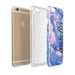 Ocean Blue and Pink Marble Apple iPhone 6 3D Tough Case Expanded view