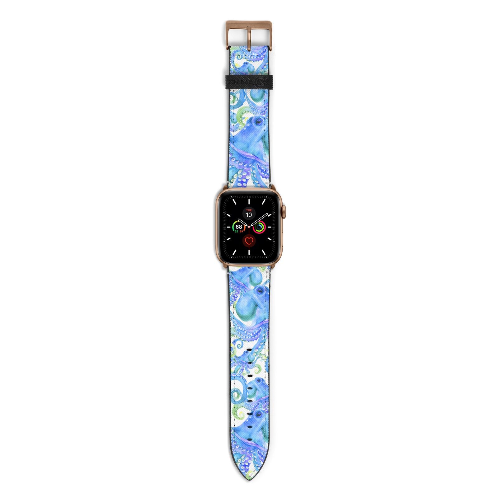 Octopus Apple Watch Strap with Gold Hardware