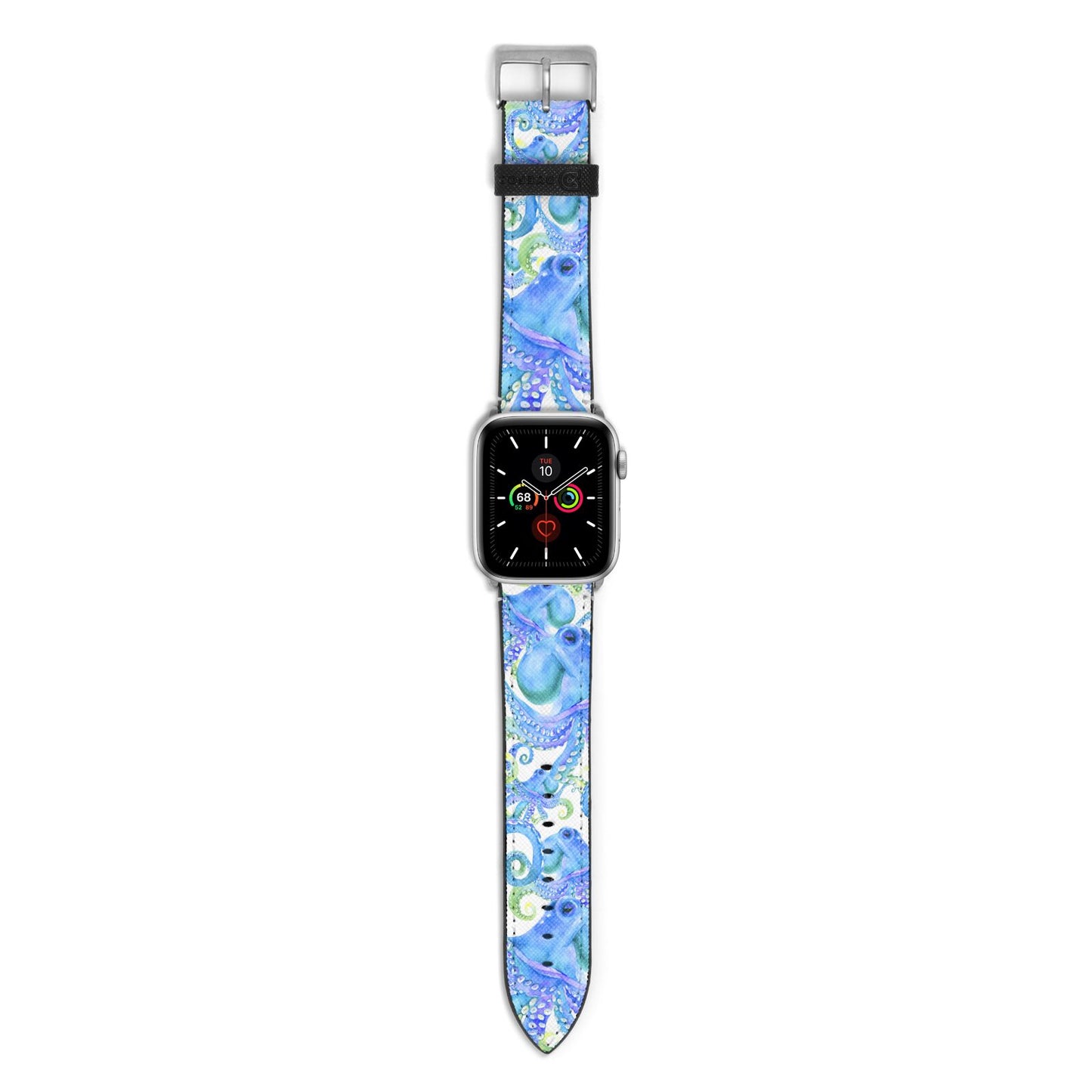Octopus Apple Watch Strap with Silver Hardware
