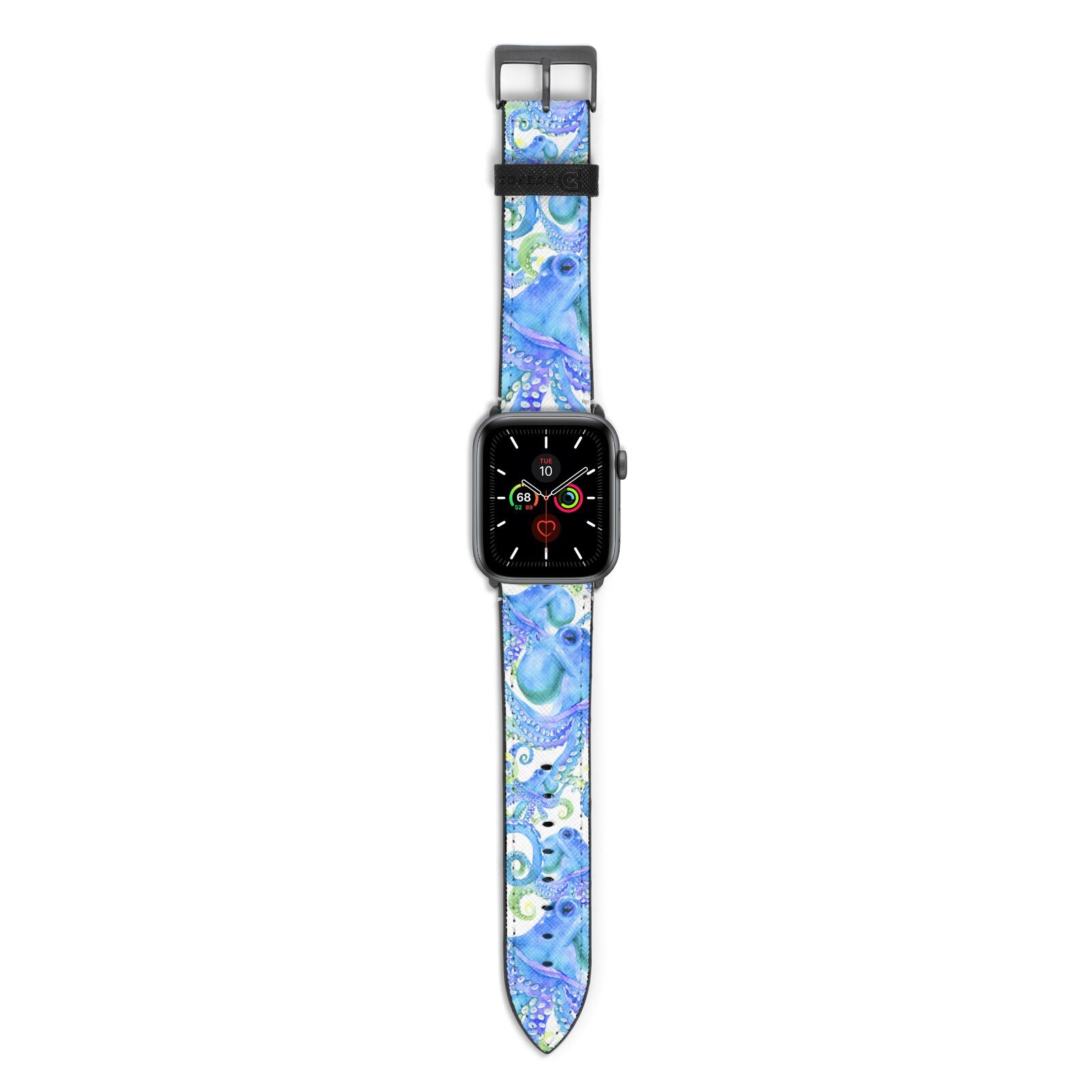 Octopus Apple Watch Strap with Space Grey Hardware