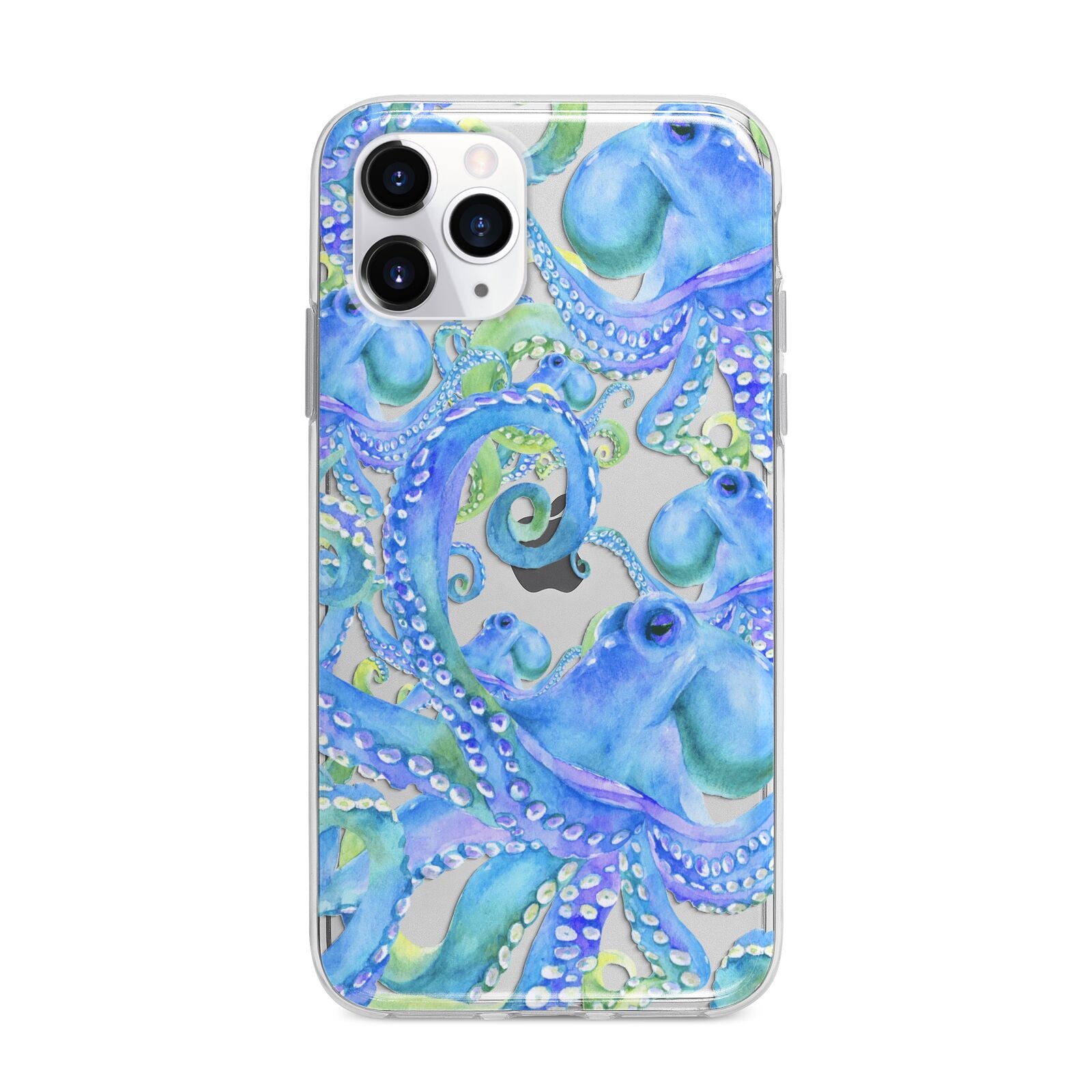 Octopus Apple iPhone 11 Pro in Silver with Bumper Case