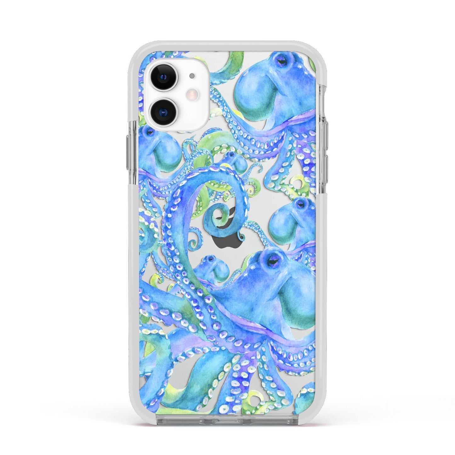 Octopus Apple iPhone 11 in White with White Impact Case