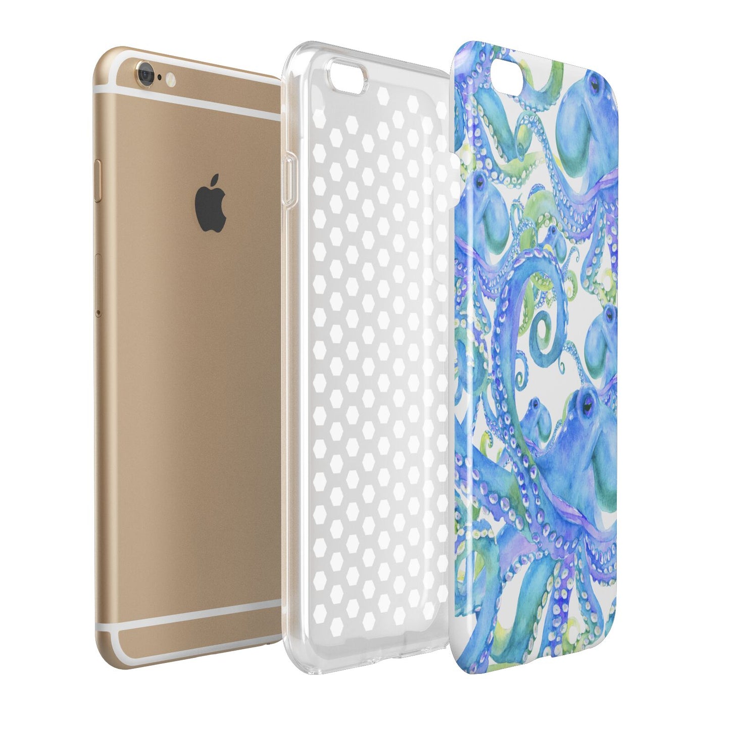 Octopus Apple iPhone 6 Plus 3D Tough Case Expand Detail Image