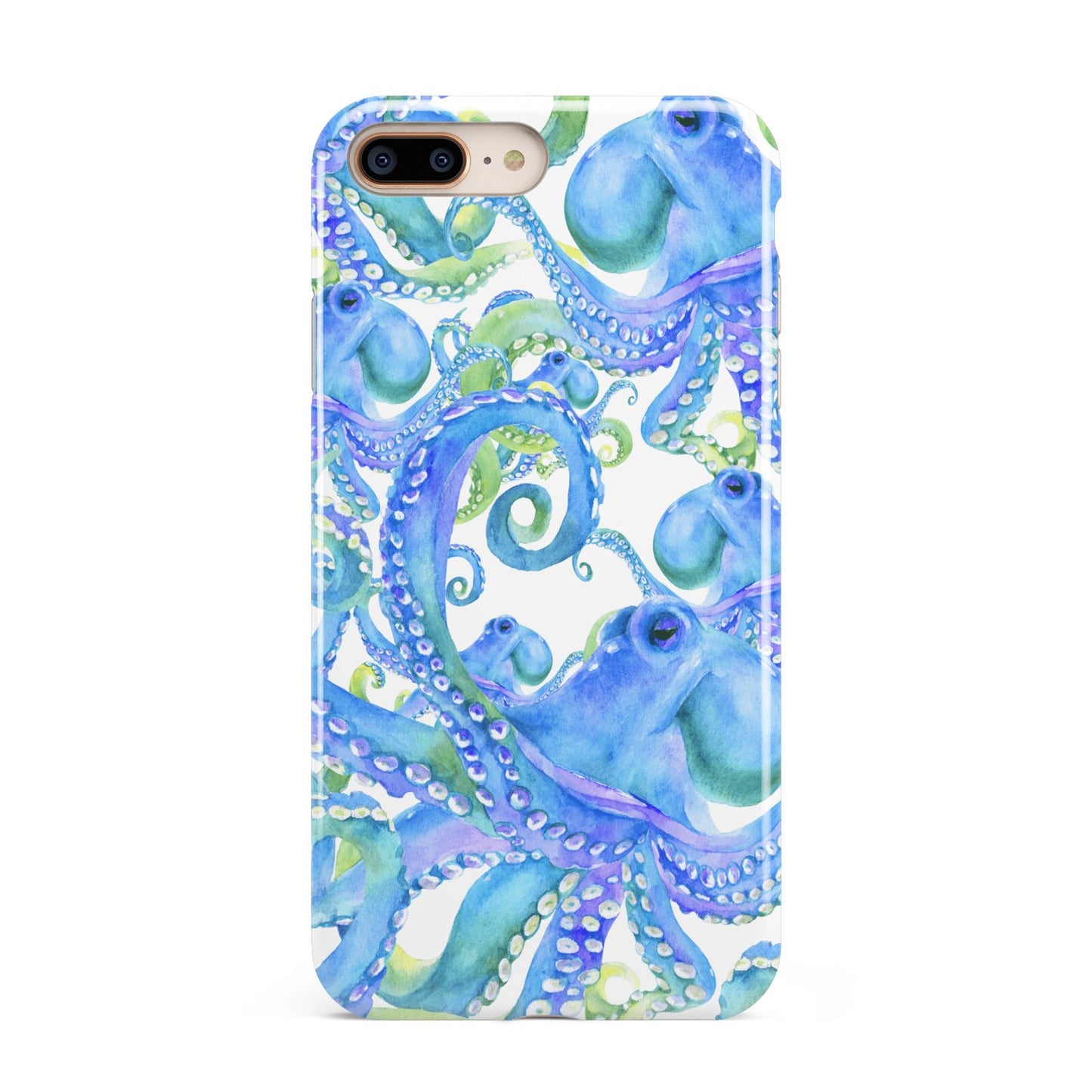 Octopus Apple iPhone 7 8 Plus 3D Tough Case
