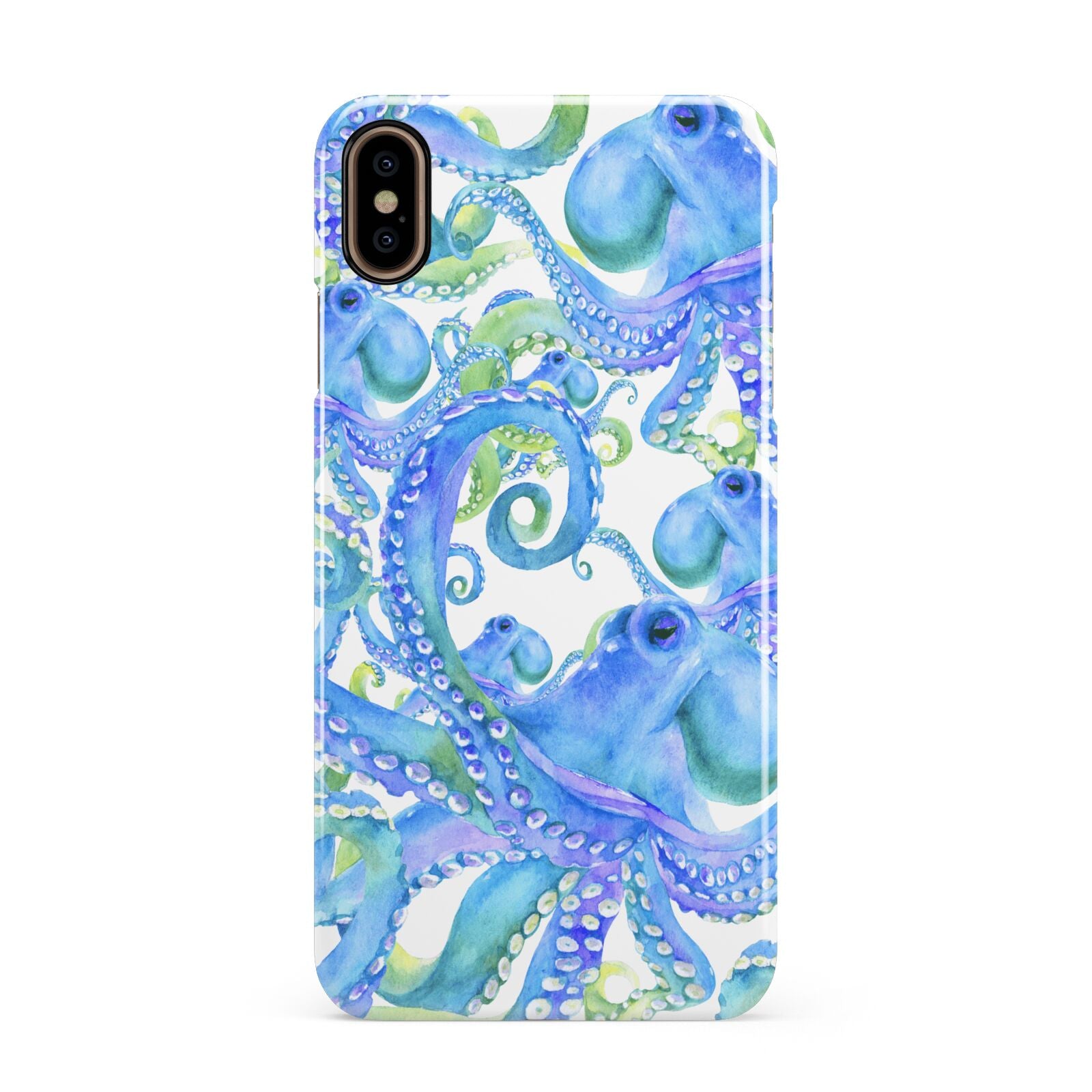 Octopus Apple iPhone Xs Max 3D Snap Case