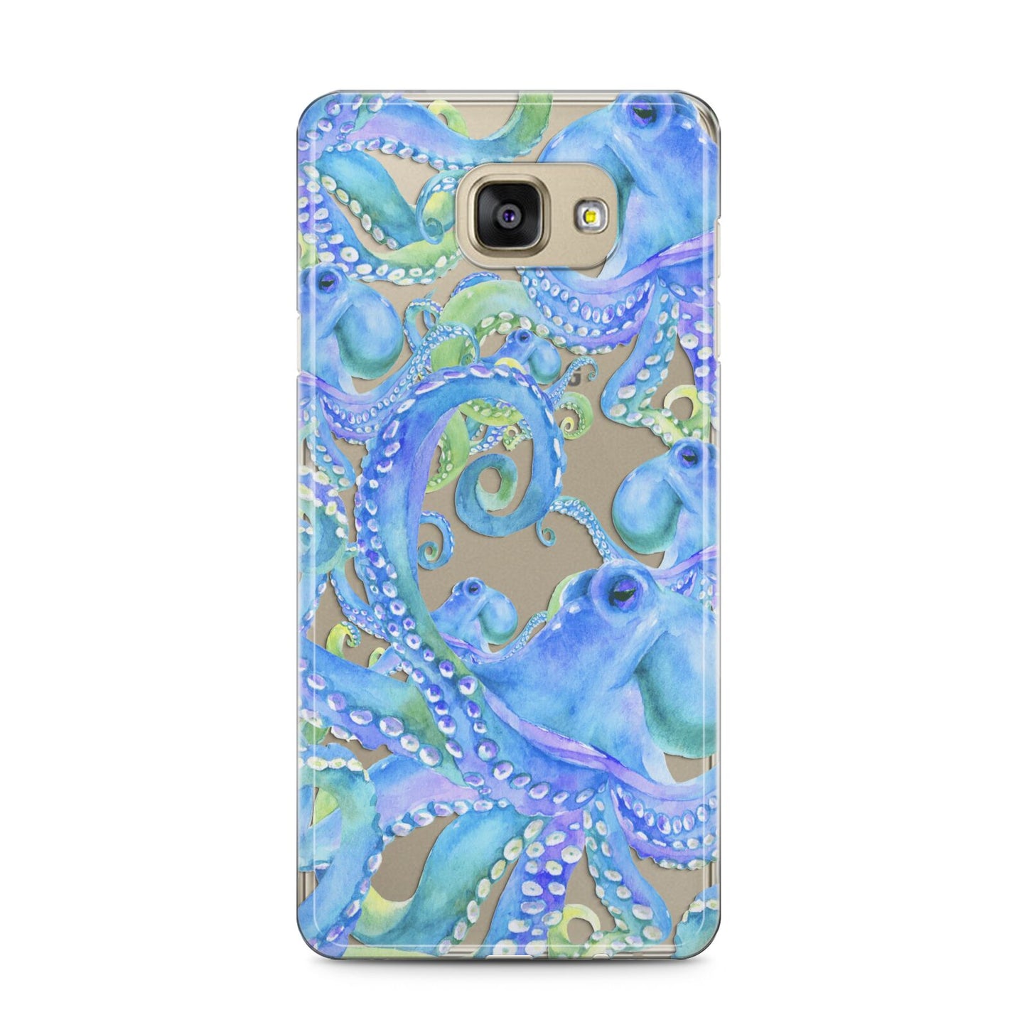 Octopus Samsung Galaxy A5 2016 Case on gold phone