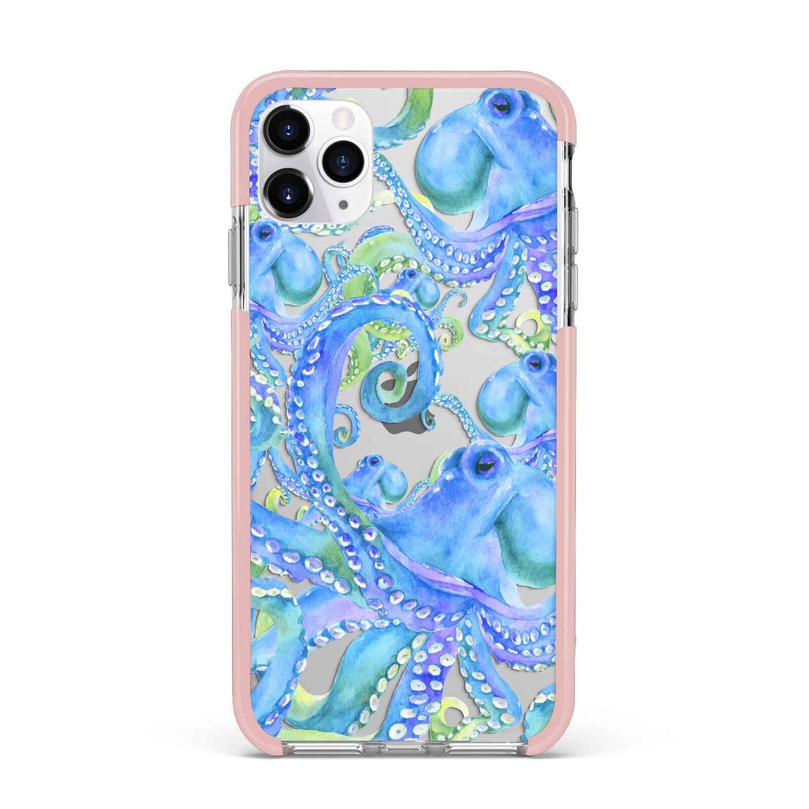 Octopus iPhone 11 Pro Max Impact Pink Edge Case