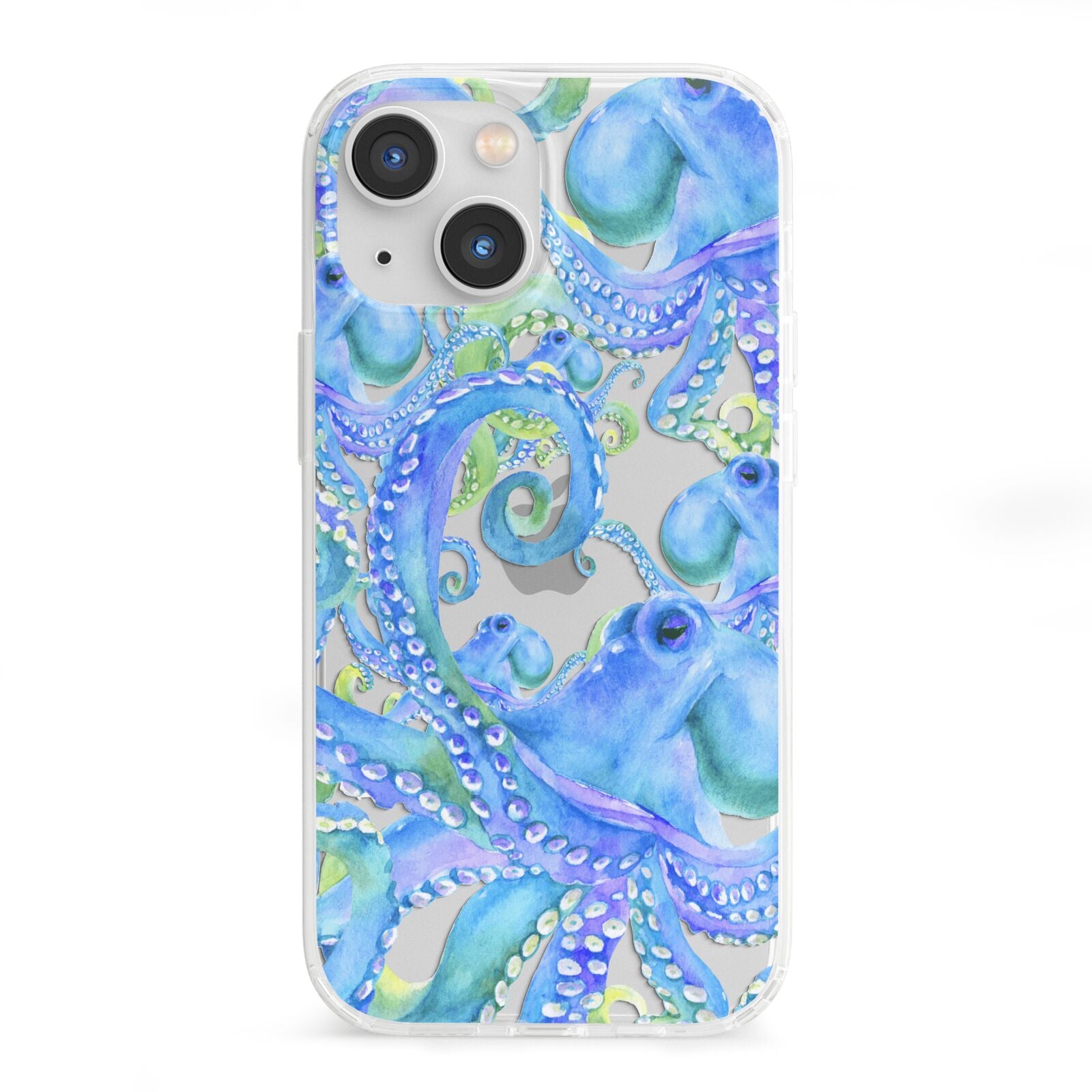 Octopus iPhone 13 Mini Clear Bumper Case