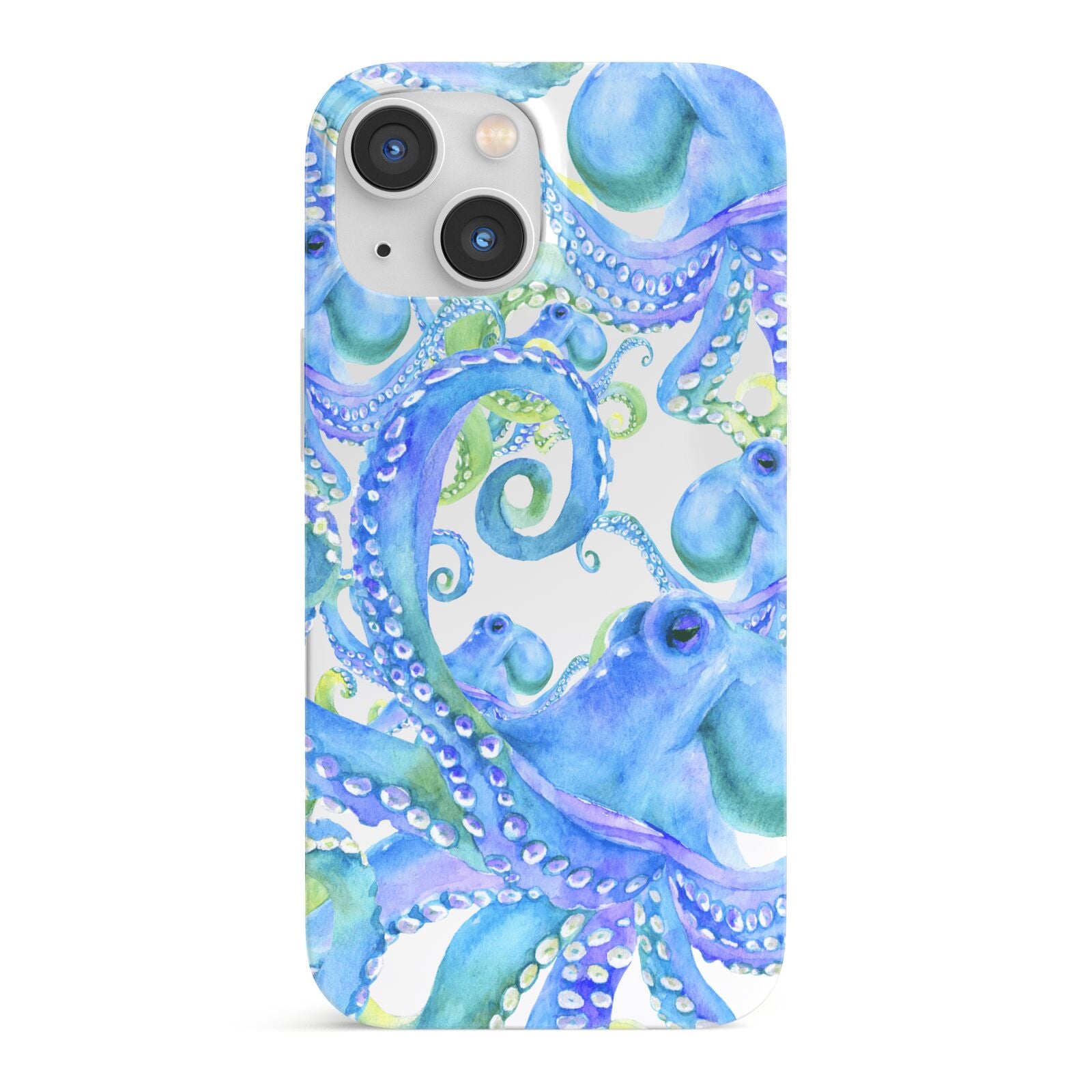 Octopus iPhone 13 Mini Full Wrap 3D Snap Case