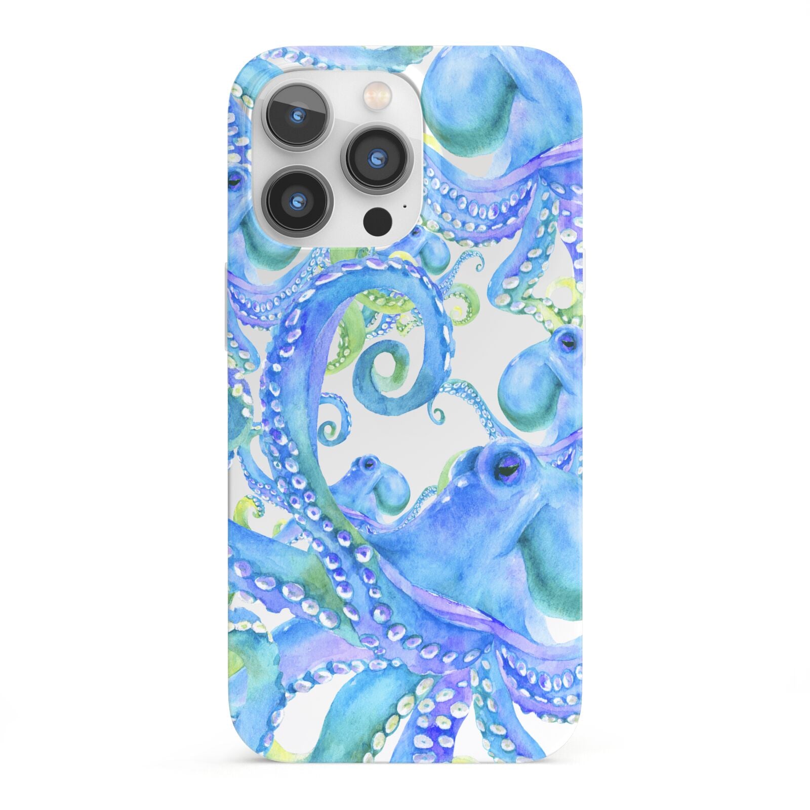 Octopus iPhone 13 Pro Full Wrap 3D Snap Case