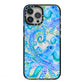 Octopus iPhone 13 Pro Max Black Impact Case on Silver phone