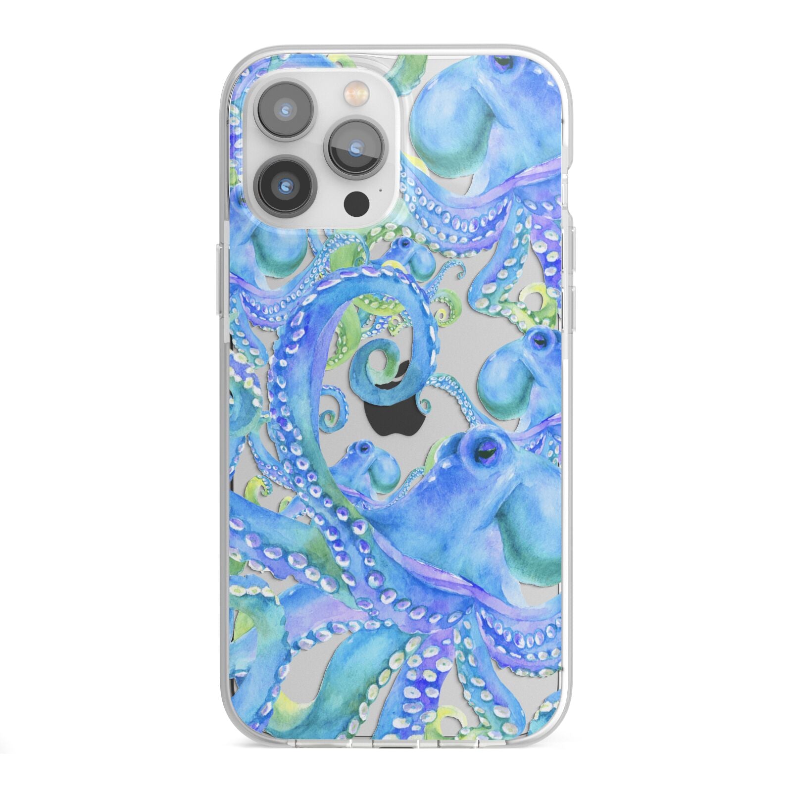 Octopus iPhone 13 Pro Max TPU Impact Case with White Edges