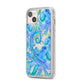 Octopus iPhone 14 Plus Clear Tough Case Starlight Angled Image
