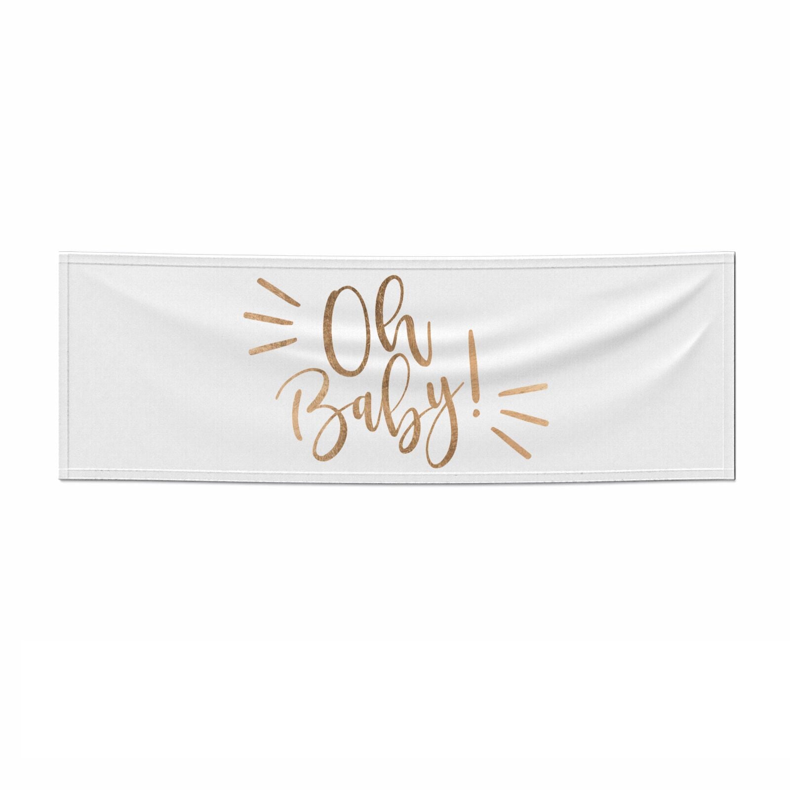 Oh Baby 6x2 Paper Banner