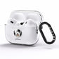 Old English Sheepdog Personalised AirPods Pro Clear Case Side Image