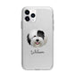 Old English Sheepdog Personalised Apple iPhone 11 Pro Max in Silver with Bumper Case