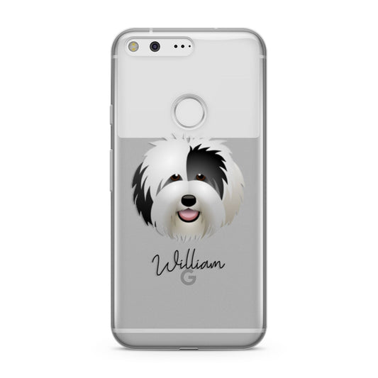 Old English Sheepdog Personalised Google Pixel Case