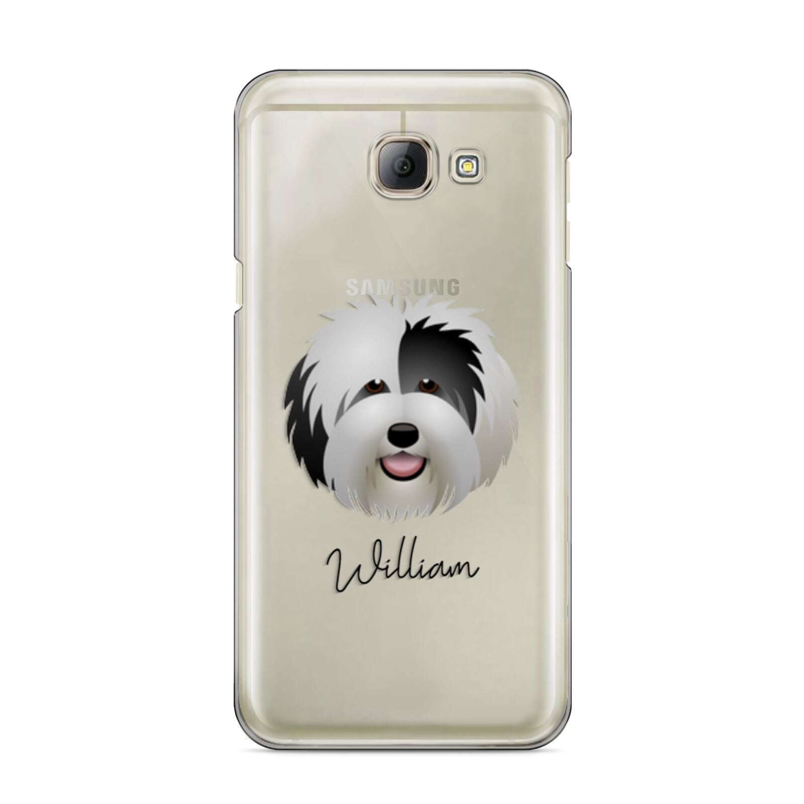Old English Sheepdog Personalised Samsung Galaxy A8 2016 Case