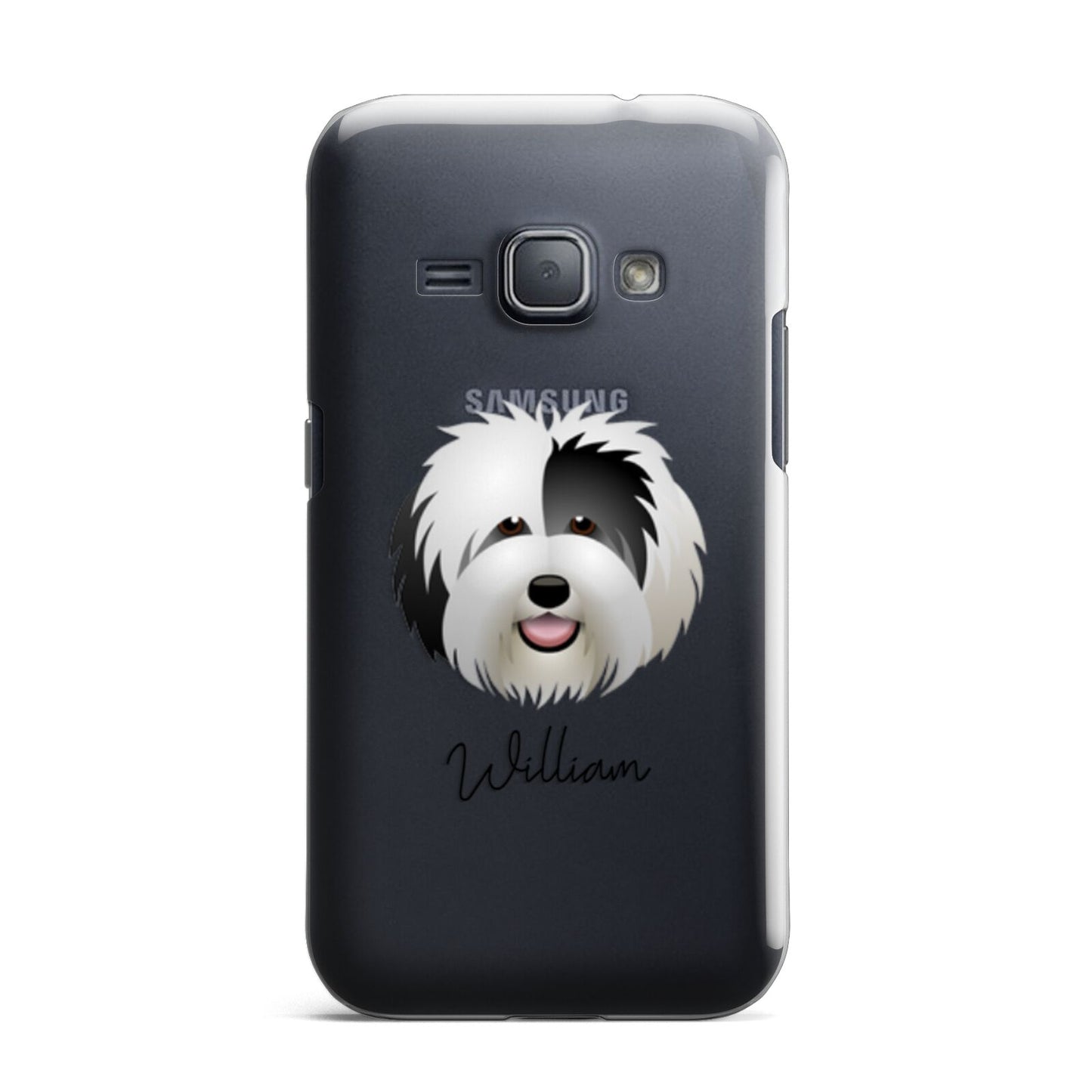 Old English Sheepdog Personalised Samsung Galaxy J1 2016 Case