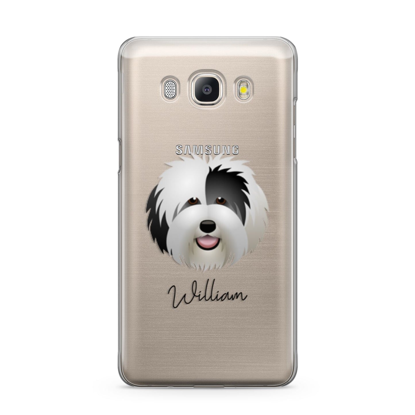 Old English Sheepdog Personalised Samsung Galaxy J5 2016 Case