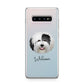 Old English Sheepdog Personalised Samsung Galaxy S10 Plus Case