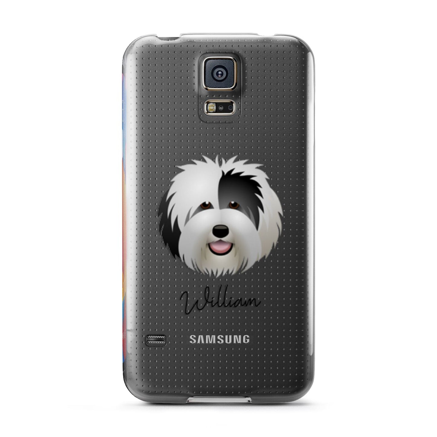 Old English Sheepdog Personalised Samsung Galaxy S5 Case