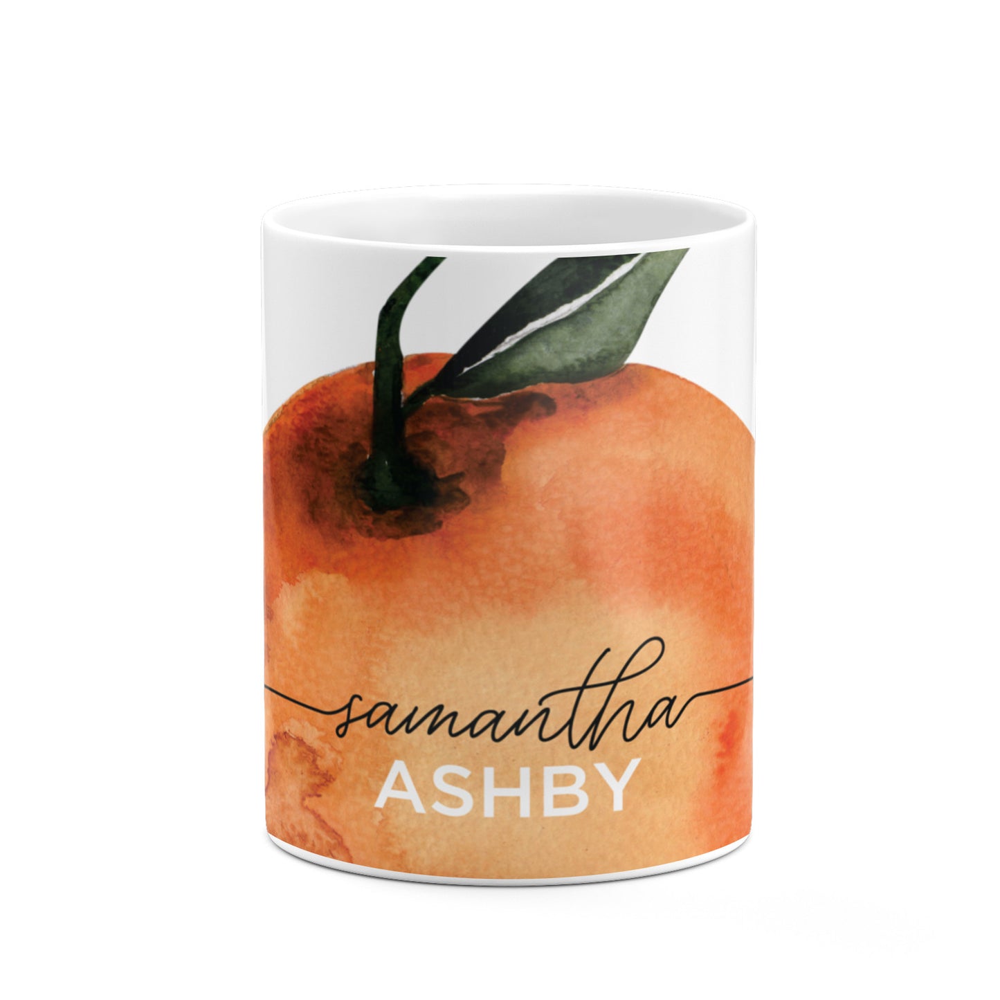 Orange Blossom Personalised Name 10oz Mug Alternative Image 7