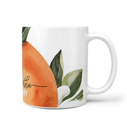 Orange Blossom Personalised Name 10oz Mug